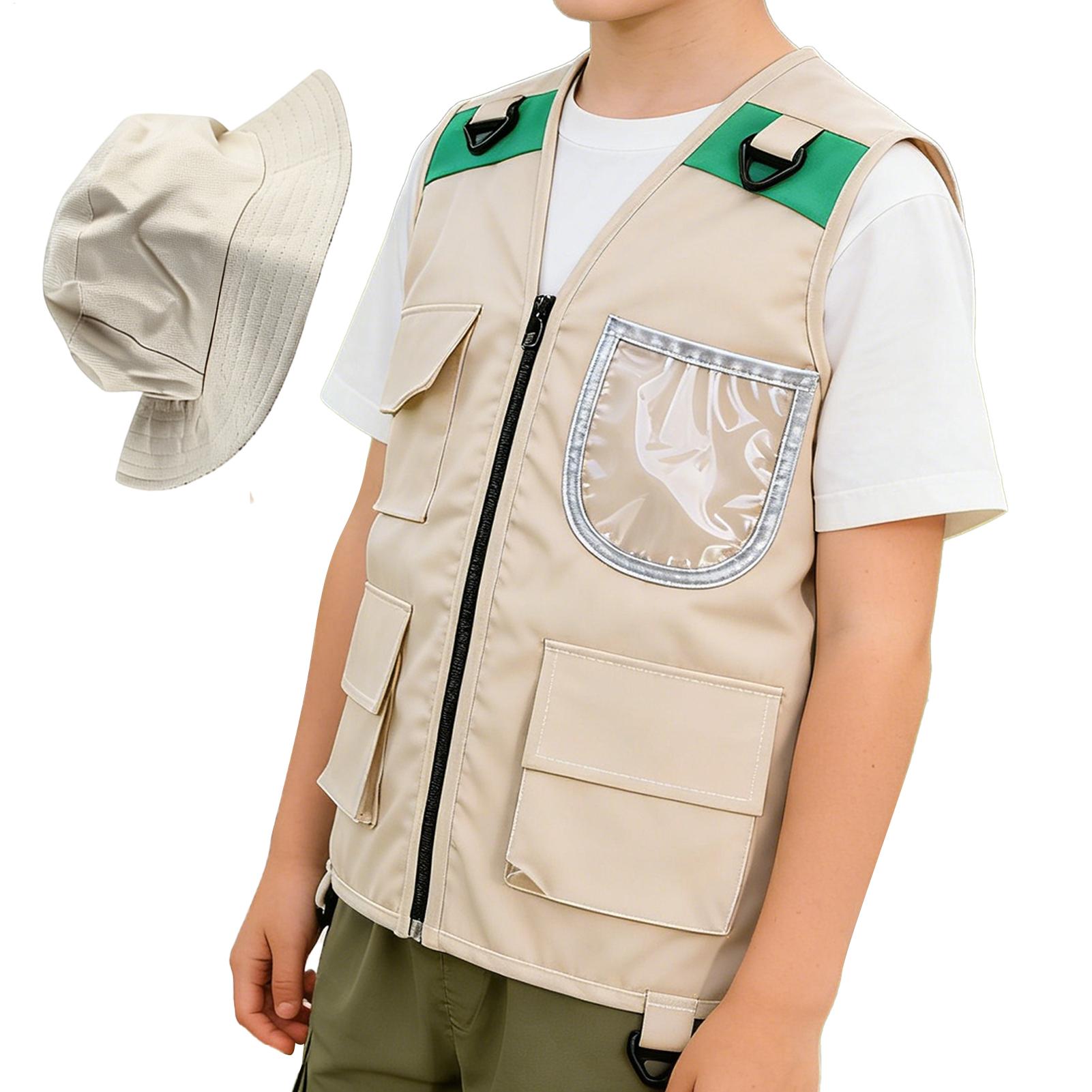 Fishing Equipment Logos - Chaleco de Explorador para Niños, 1