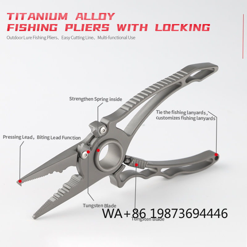 Fishing Equipment Logos - Alicates de pesca de titanio de