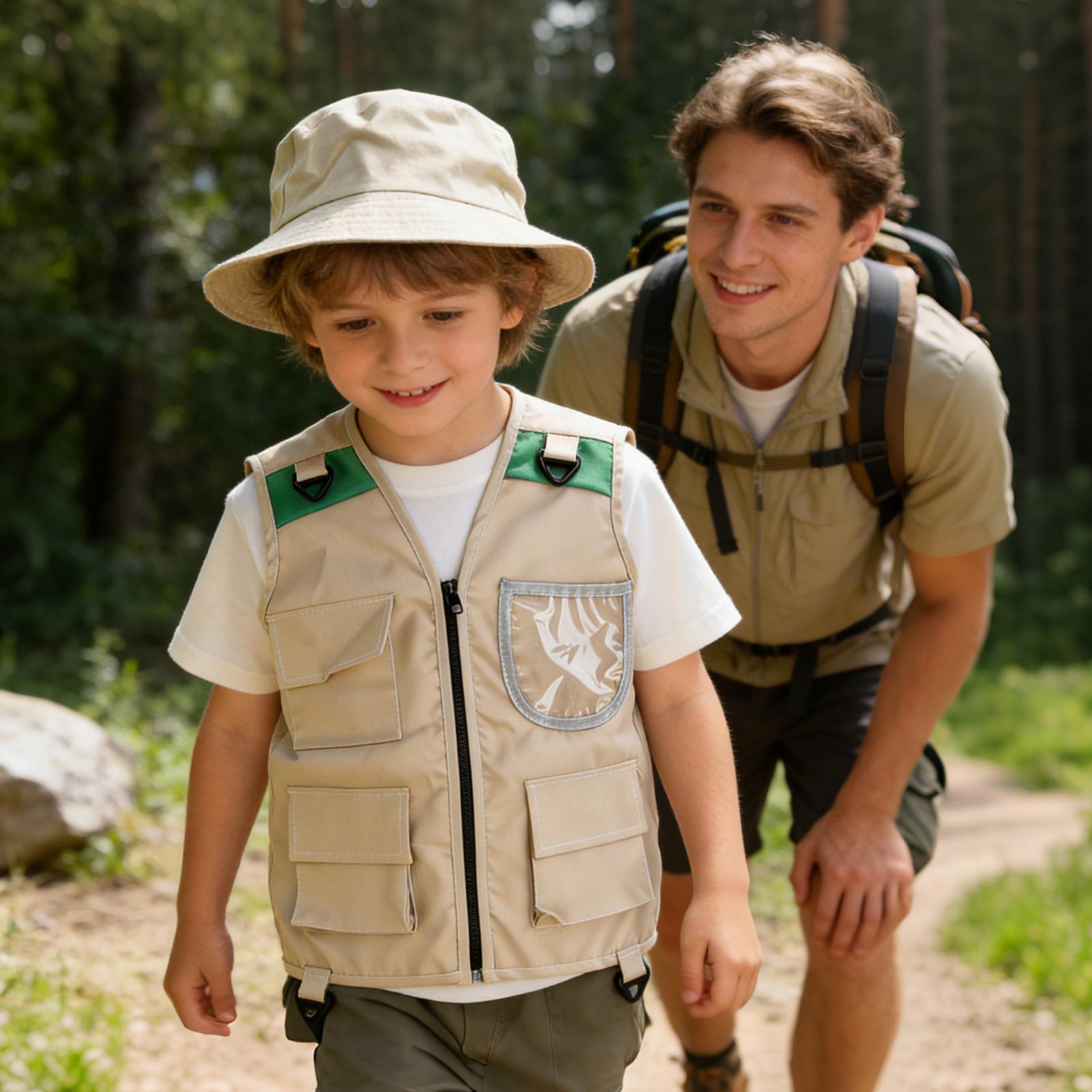 Chaleco de aventura para niños - Fishing Equipment Logos reseña y precio